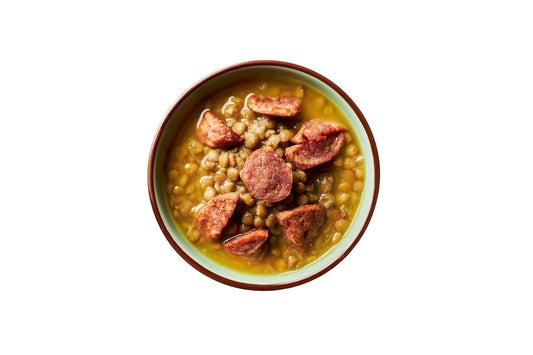 Lentejas con chorizo individual - Redi Food