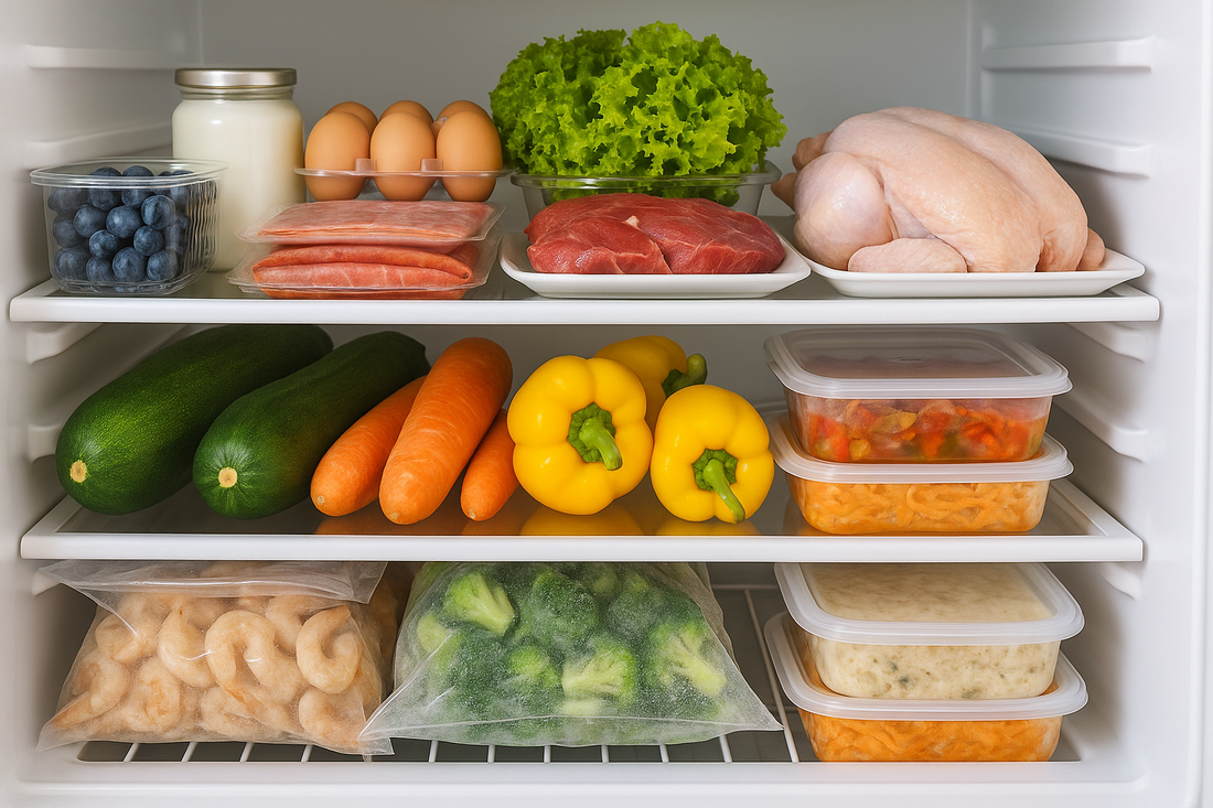 Tabla completa de tiempos de conservación de alimentos en nevera y congelador