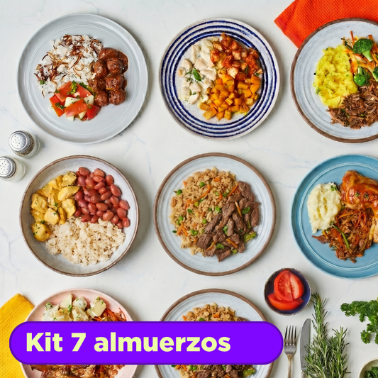 Kit 7 Almuerzos Caseros Congelados