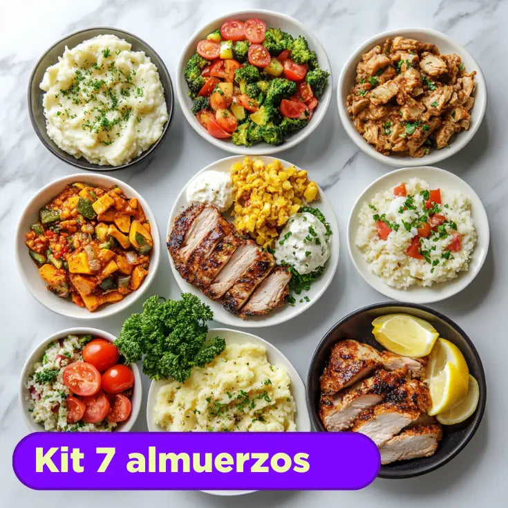 Kit 7 Almuerzos Caseros Congelados - Redi Food 