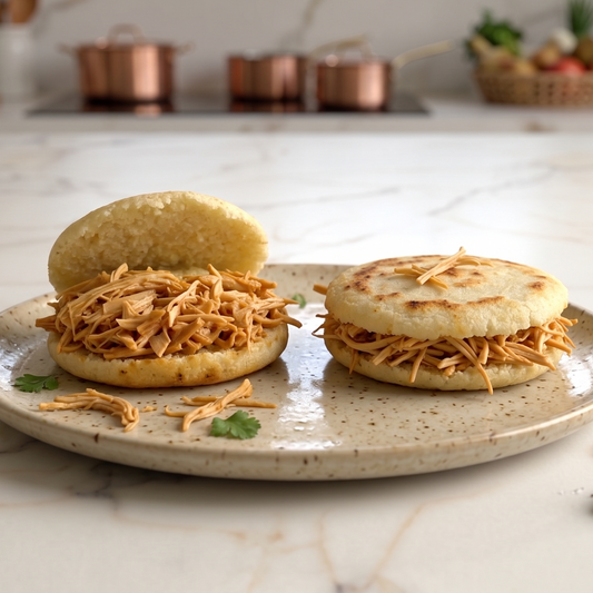 arepa rellena de pollo 