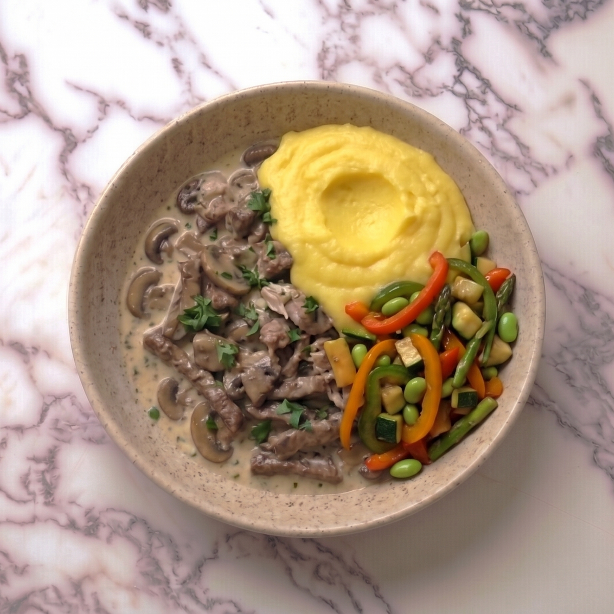 Cerdo Stroganoff