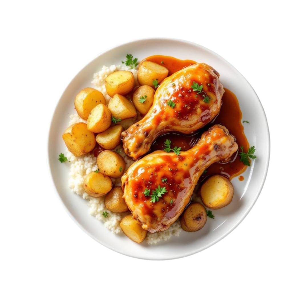 Colombinas en salsa criolla con papas