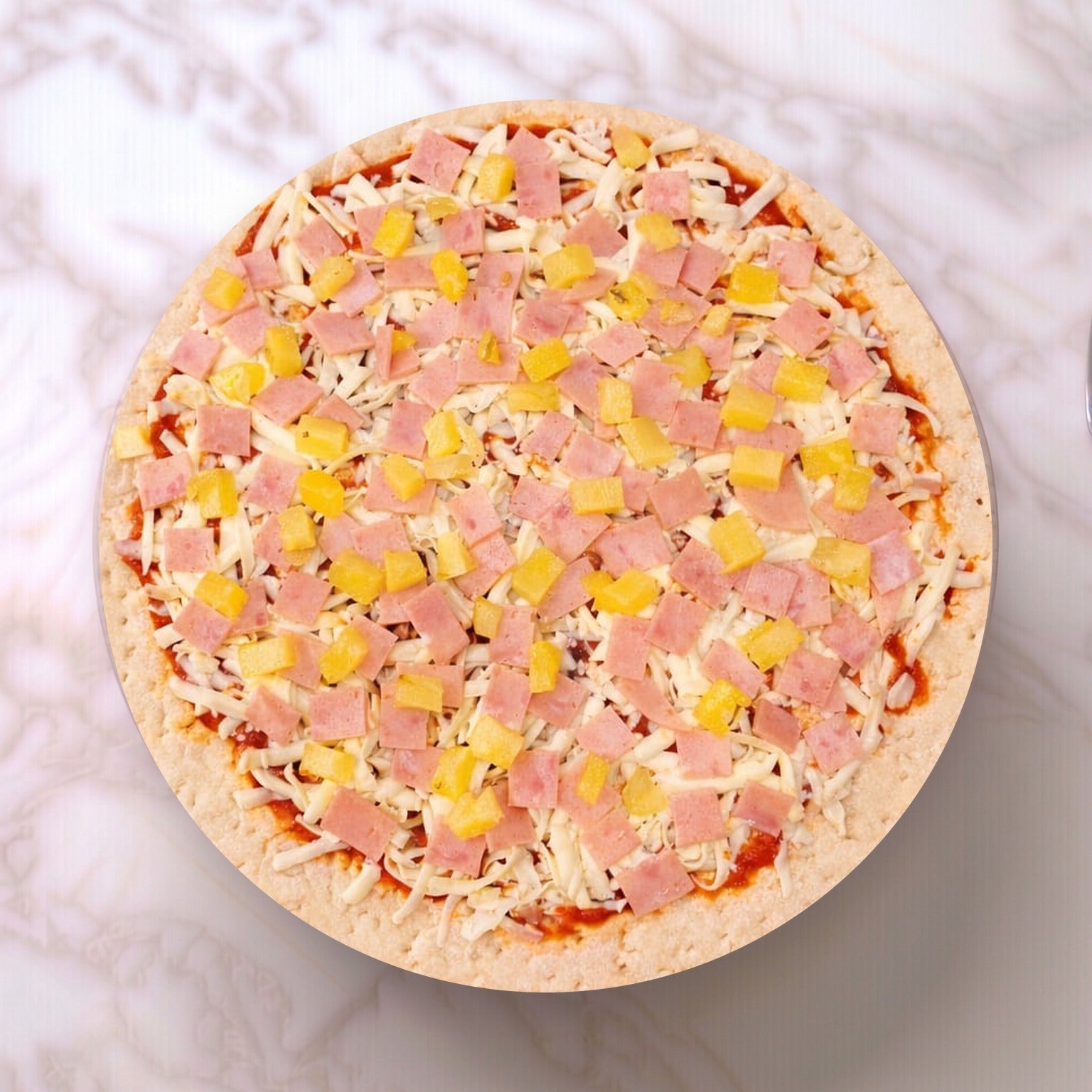 Pizza hawaiana congelada Redi