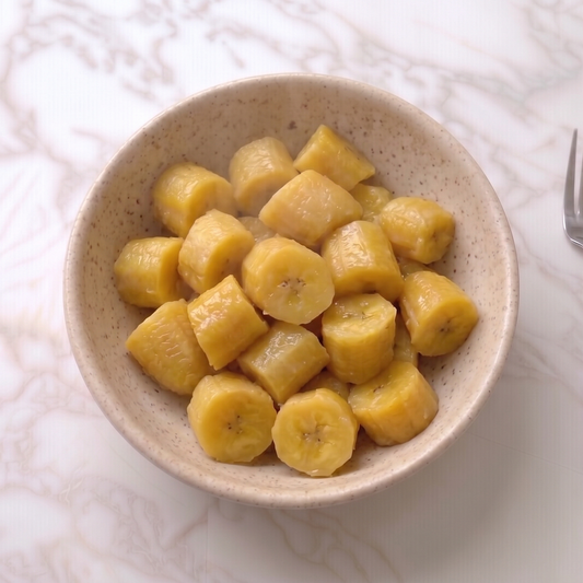 platanos al vapor