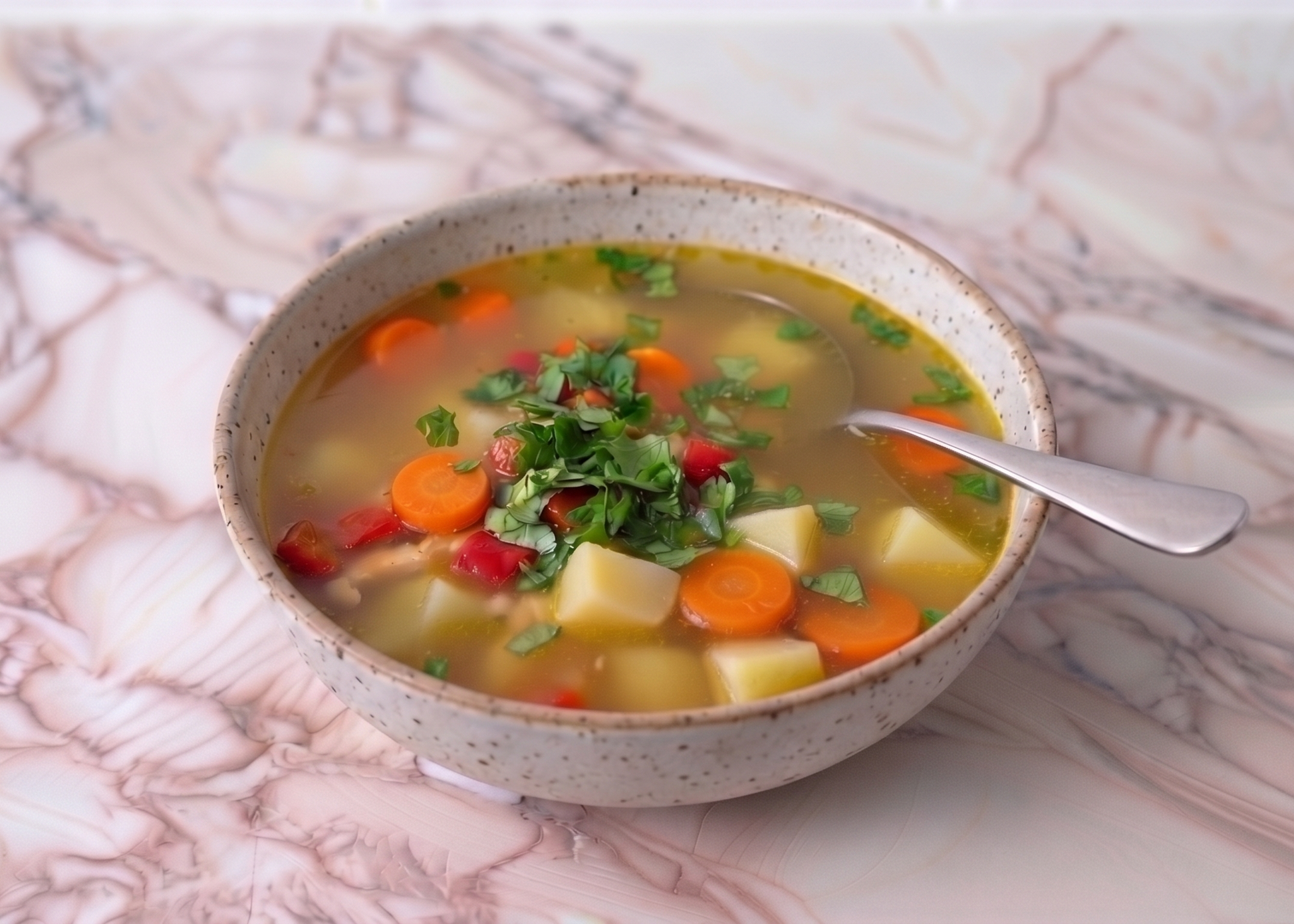 sopa de verduras