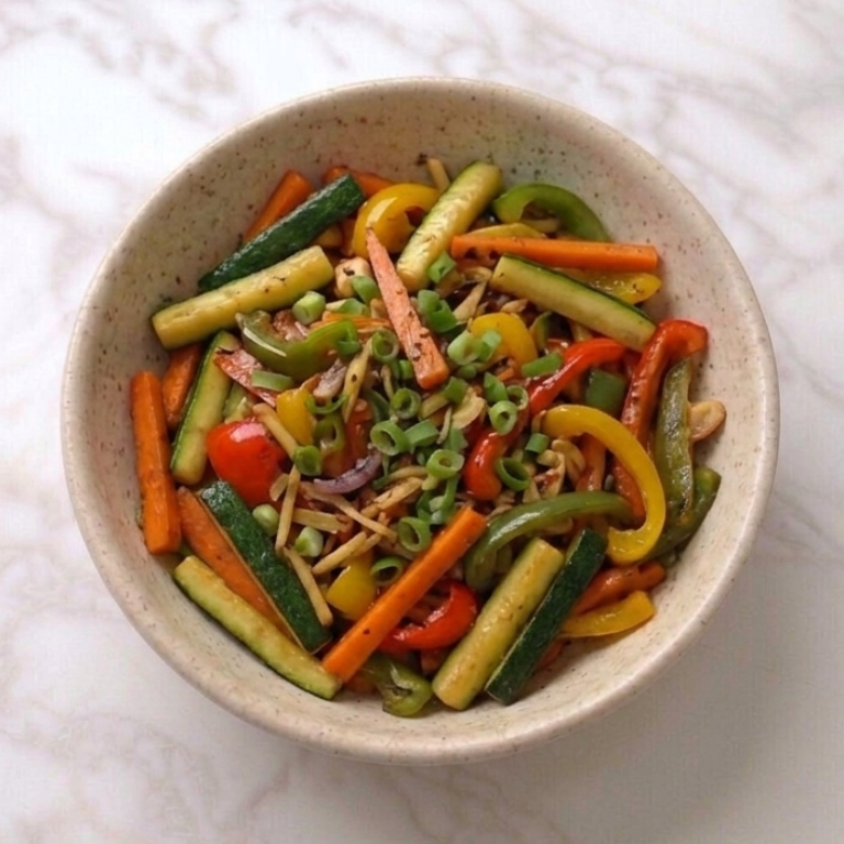 vegetales al wok